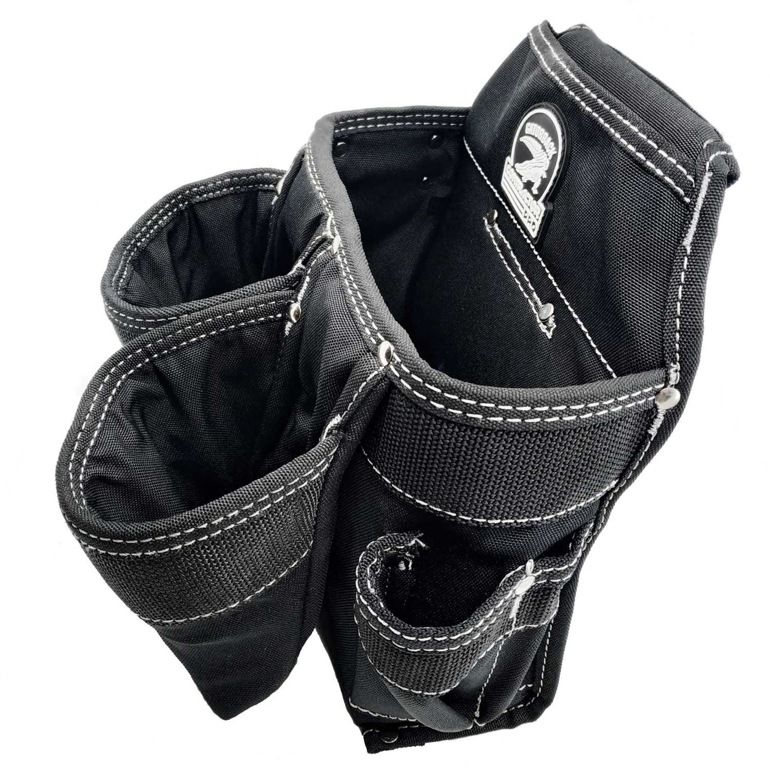 Gatorback B301 Contractor 6-Pocket Tool Pouch with Hammer Loop