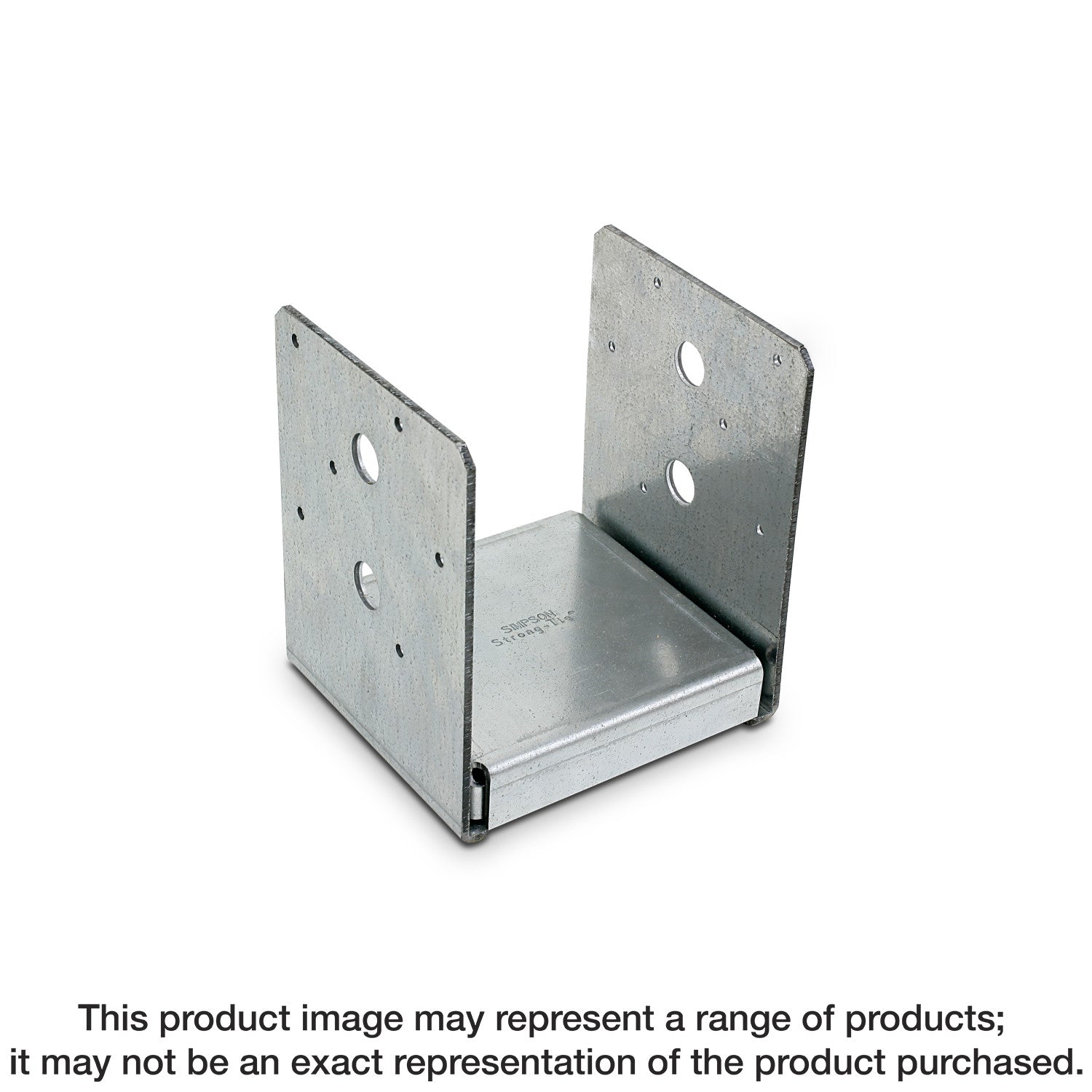 Simpson Strong-Tie ABU5-5Z ABU ZMAX Galvanized Adjustable Standoff Post Base for 5-1/8-in. x 5-1/8-in. Eng. Lumber