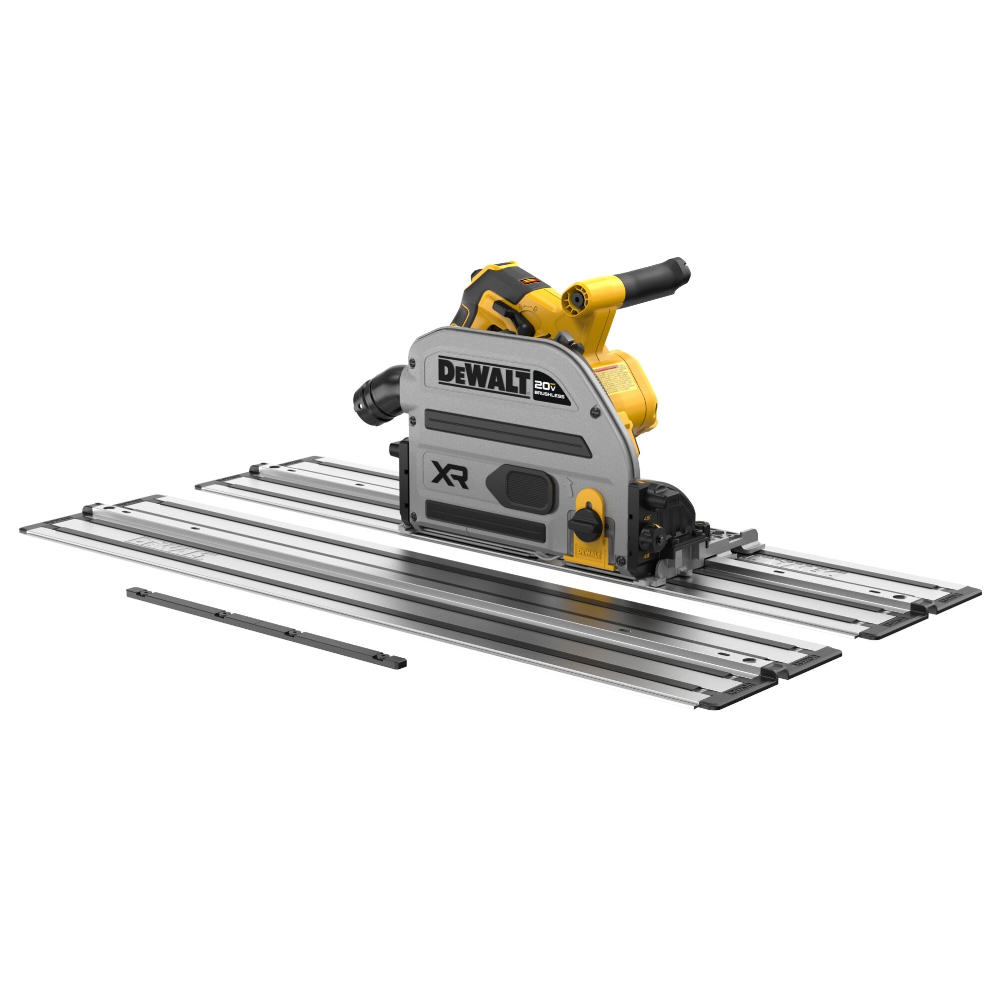 DEWALT 20V XR 6-1/2-in Track Saw (Tool + Track Kit)