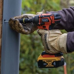 Klein Tools BAT20CD Battery-Operated Compact Impact Driver, 1/4-Inch Hex Drive, Tool Only