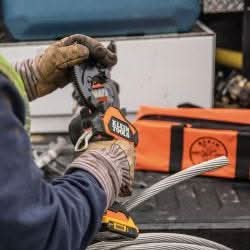 Klein Tools BAT20GD1 Battery-Operated EHS Closed-Jaw Cutter, 2 Ah