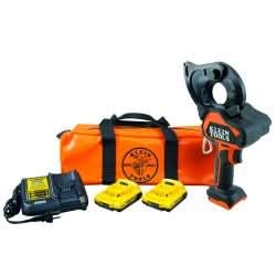 Klein Tools BAT20GD10 Battery-Operated Cu/Al Closed-Jaw Cutter, 2 Ah