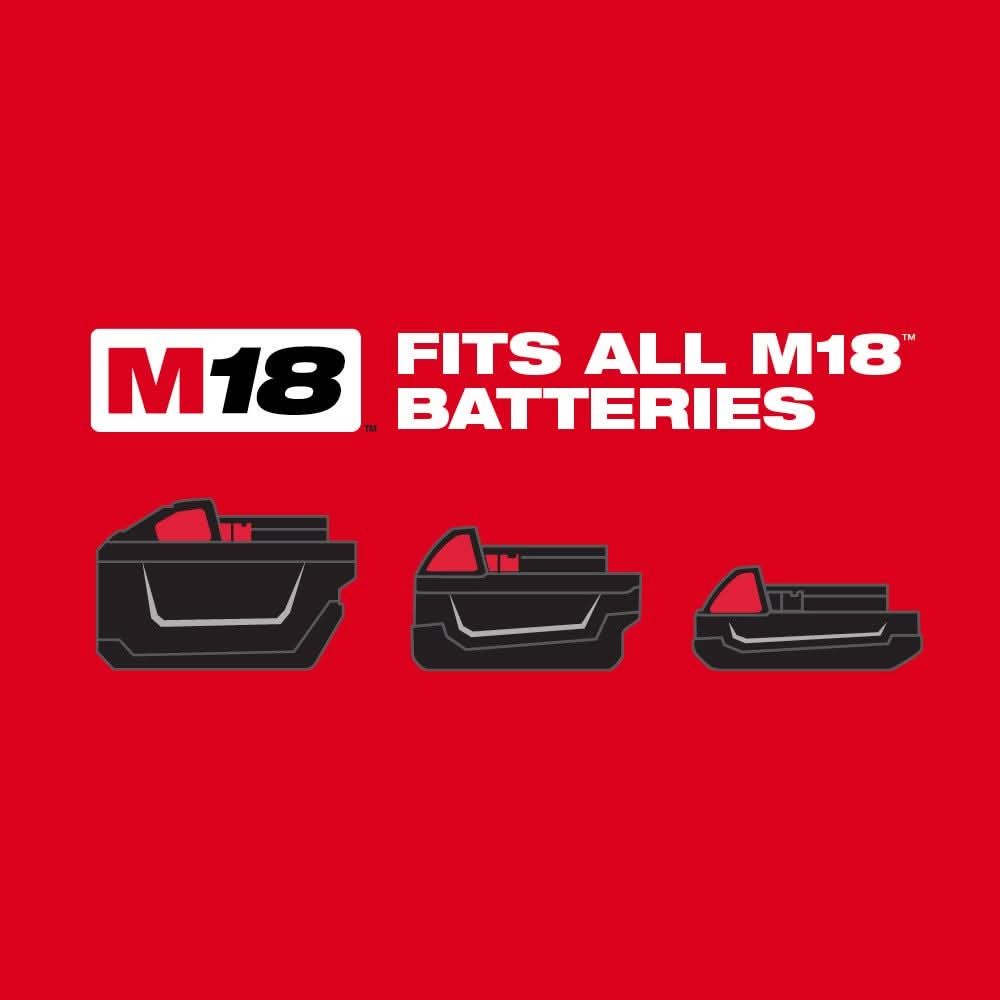 Milwaukee 2882-22 M18 FUEL 4-1/2" / 5" Braking Grinder w/ ONE-KEY Paddle Switch, No-Lock Kit