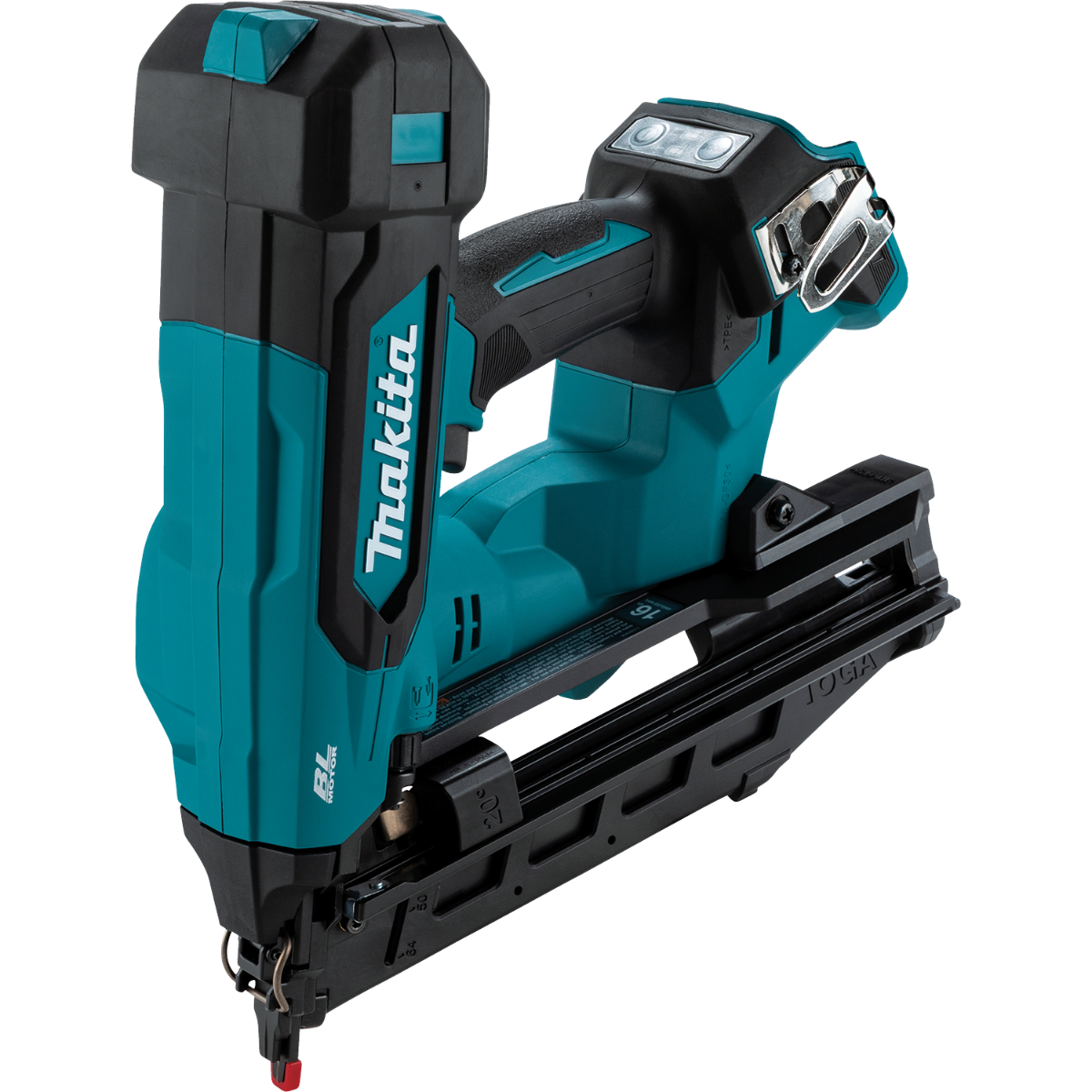 Makita XNB06Z 18V LXT Brushless Cordless 2-1/2-in. Angled 16-Gauge Finish Nailer, Tool Only