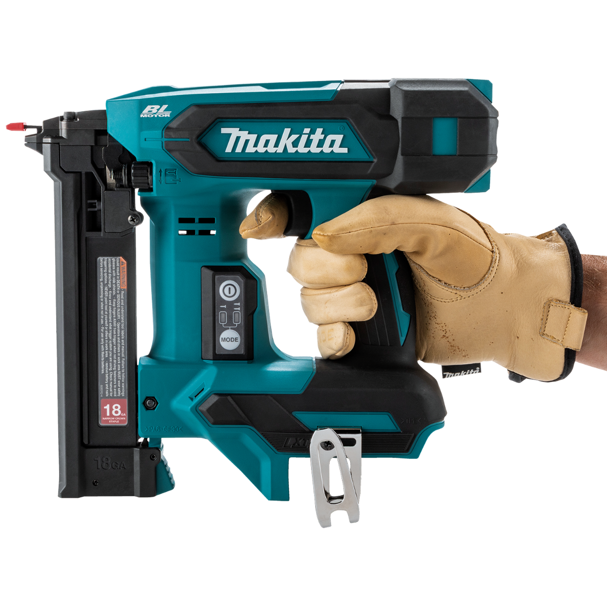 Makita XTS02Z 18V LXT Brushless Cordless 1/4-in. Narrow Crown 18-Gauge Stapler, Tool Only