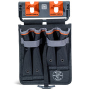 Klein Tools BC531S mini apron for aerial bucket S-hook mounting in gray, black and orange 1680D nylon