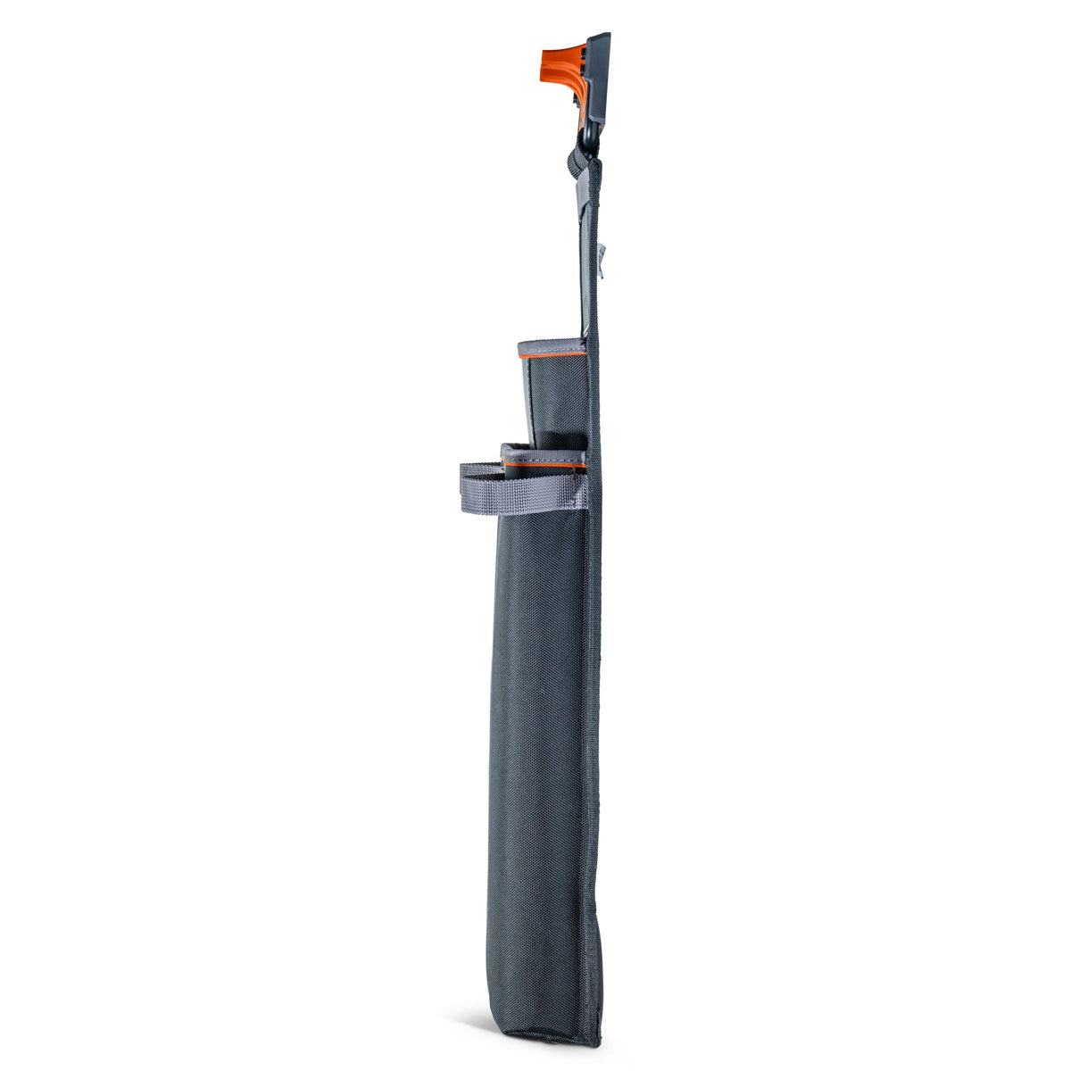Klein Tools BC534S nose bag hung across an aerial bucket rim