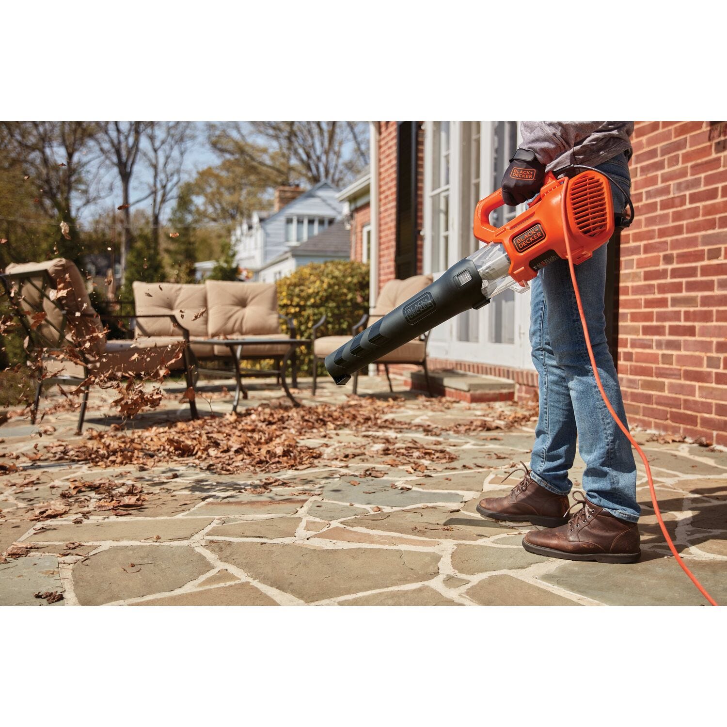 Black & Decker BEBL750 9 Amp 450 CFM Axial Leaf Blower