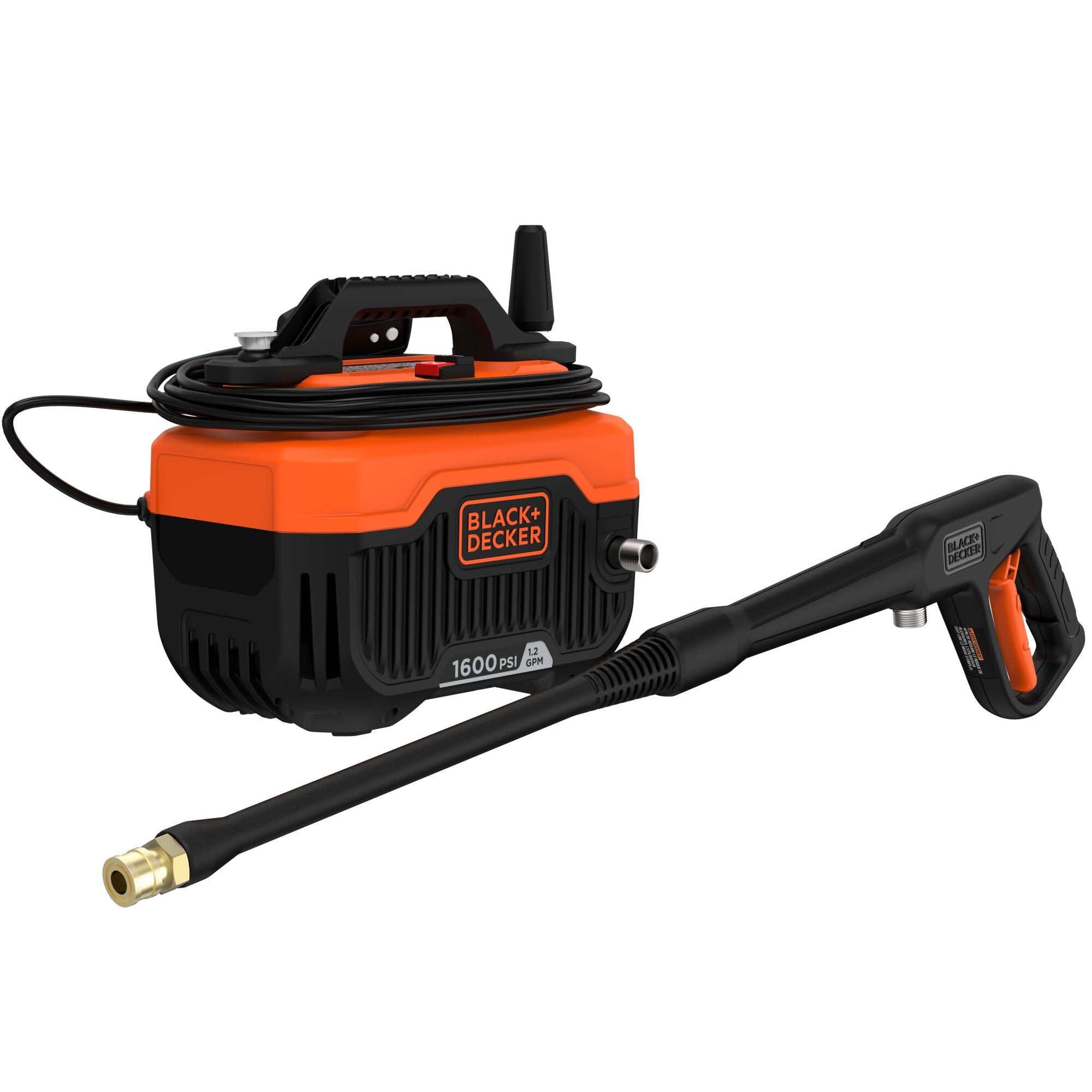 BLACK+DECKER 1600 PSI 高圧洗浄機本体 Black & Decker BEPW1600 Corded 1600 PSI 1.2 GPM Cold Water