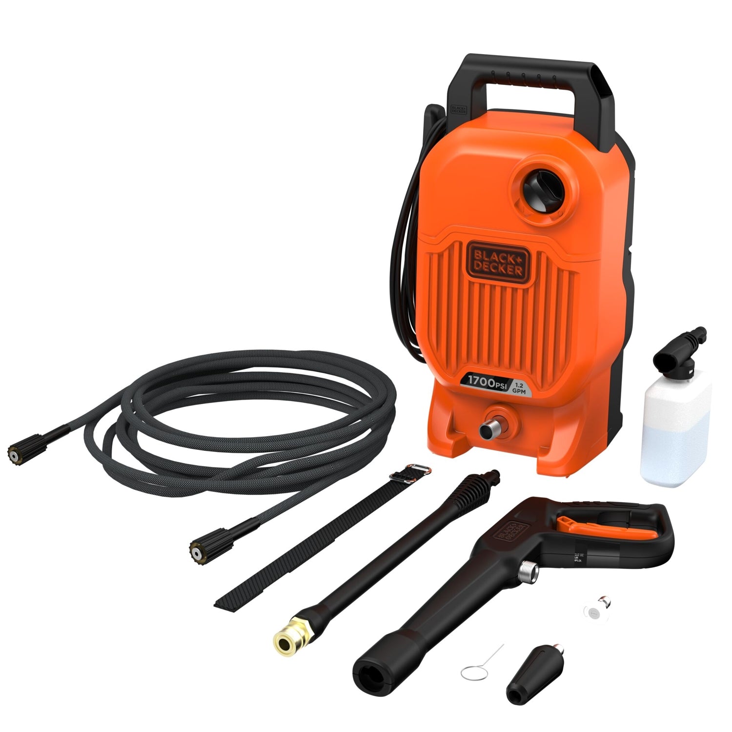 Black & Decker BEPW1700 1700 PSI 1.2 GPM Cold Water Electric Pressure Washer