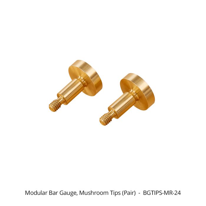 BGTIPS-MR-24 Mushroom Bar Gauge Tips (Pair)