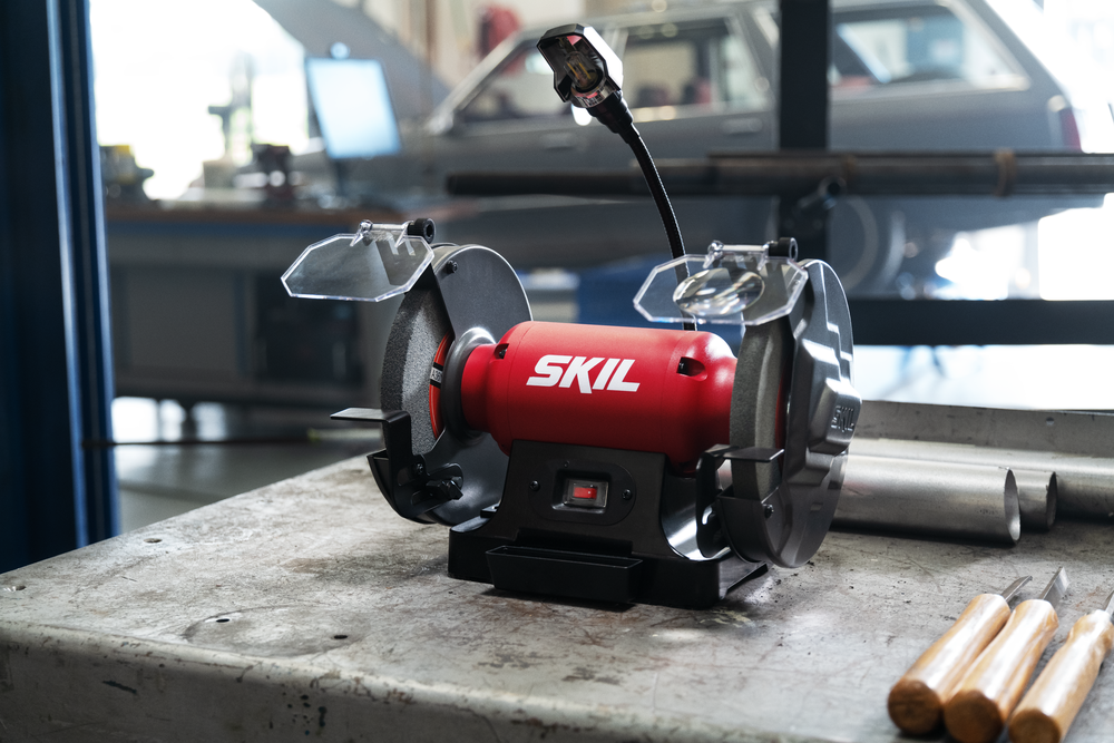 SKIL BI9502-00 3.0 Amp 8 In. Benchtop Grinder
