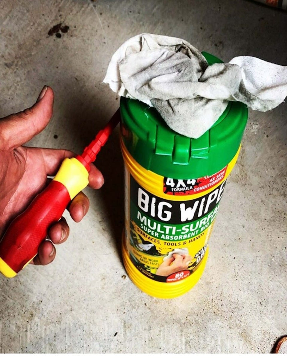 Big Wipes Industrial Cleaning Van System