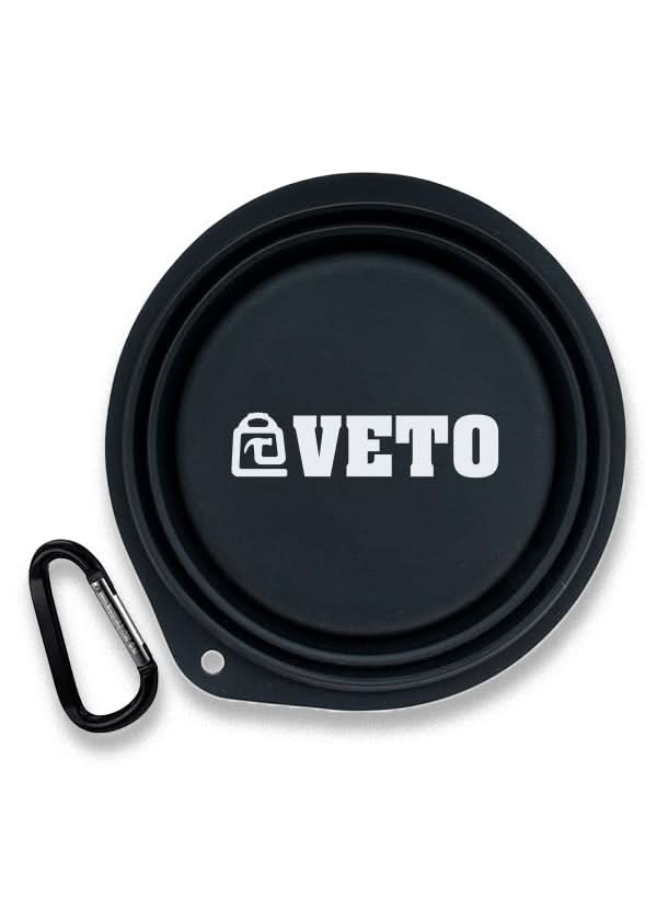 Veto Pro Pac Collapsible Pet Bowl, Black