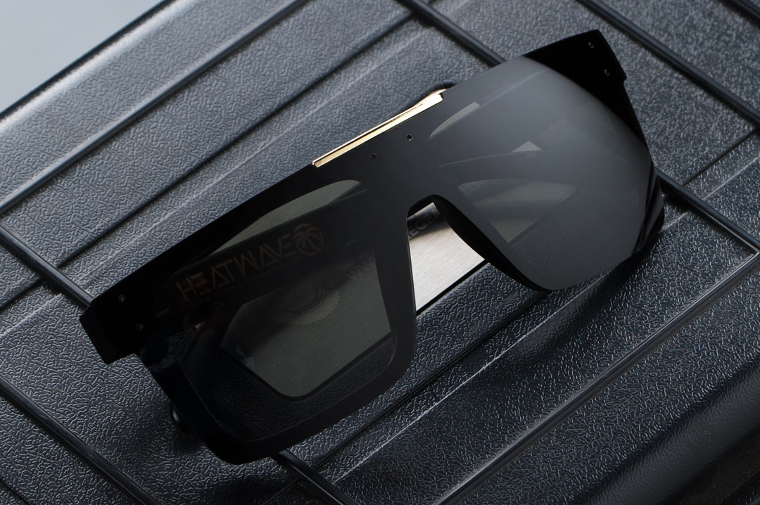 Heat Wave Quatro Z87 BLACK/GOLD Sunglasses