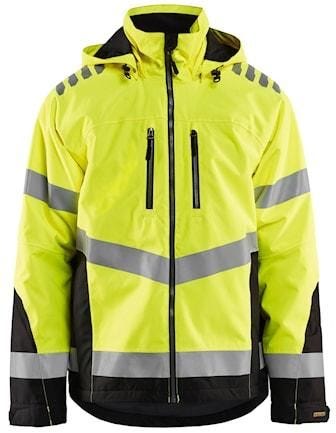 Blaklader 47891977 Hi-Vis Air Mesh Jacket, High-Visibility Yellow / Black