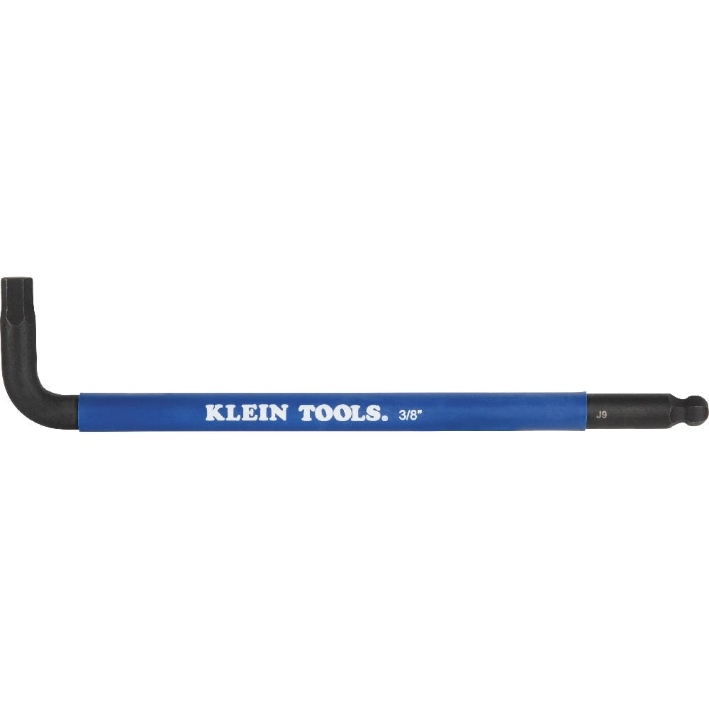 Klein Tools BLS9 9-Piece Color-Coded Extra-Long L Style Hex Key Caddy Set, SAE
