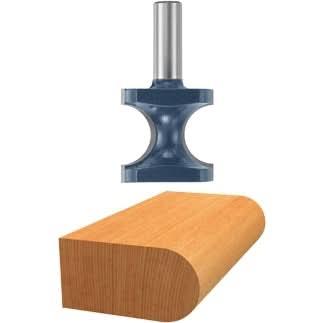 Bosch 84436M 1/2 In. x 1-9/16 In. Carbide Tipped Bullnose Router Bit