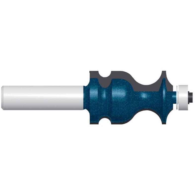 Bosch 84621MC 1" Ogee and Bead Fillet Router Bit