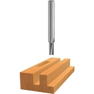 Bosch 85213M 1/8 In. x 1/2 In. Solid Carbide 2-Flute Straight Router Bit