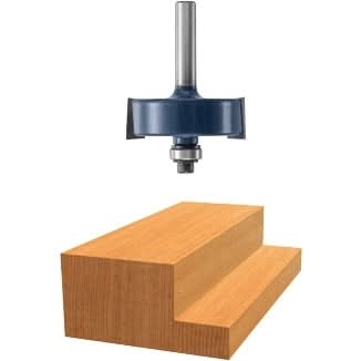 Bosch 85218M 3/8 In. x 1/2 In. Carbide Tipped Rabbeting Router Bit