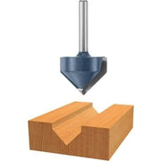 Bosch 85220M 90-Degree x 1-1/4 In. Carbide Tipped V-Groove Router Bit