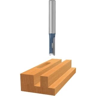 Bosch 85221M 1/4 In. x 5/8 In. Carbide Tipped 2-Flute Straight Router Bit