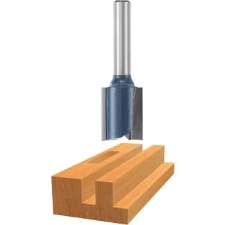 Bosch 85229M 9/16 In. x 3/4 In. Carbide Tipped 2-Flute Straight Router Bit