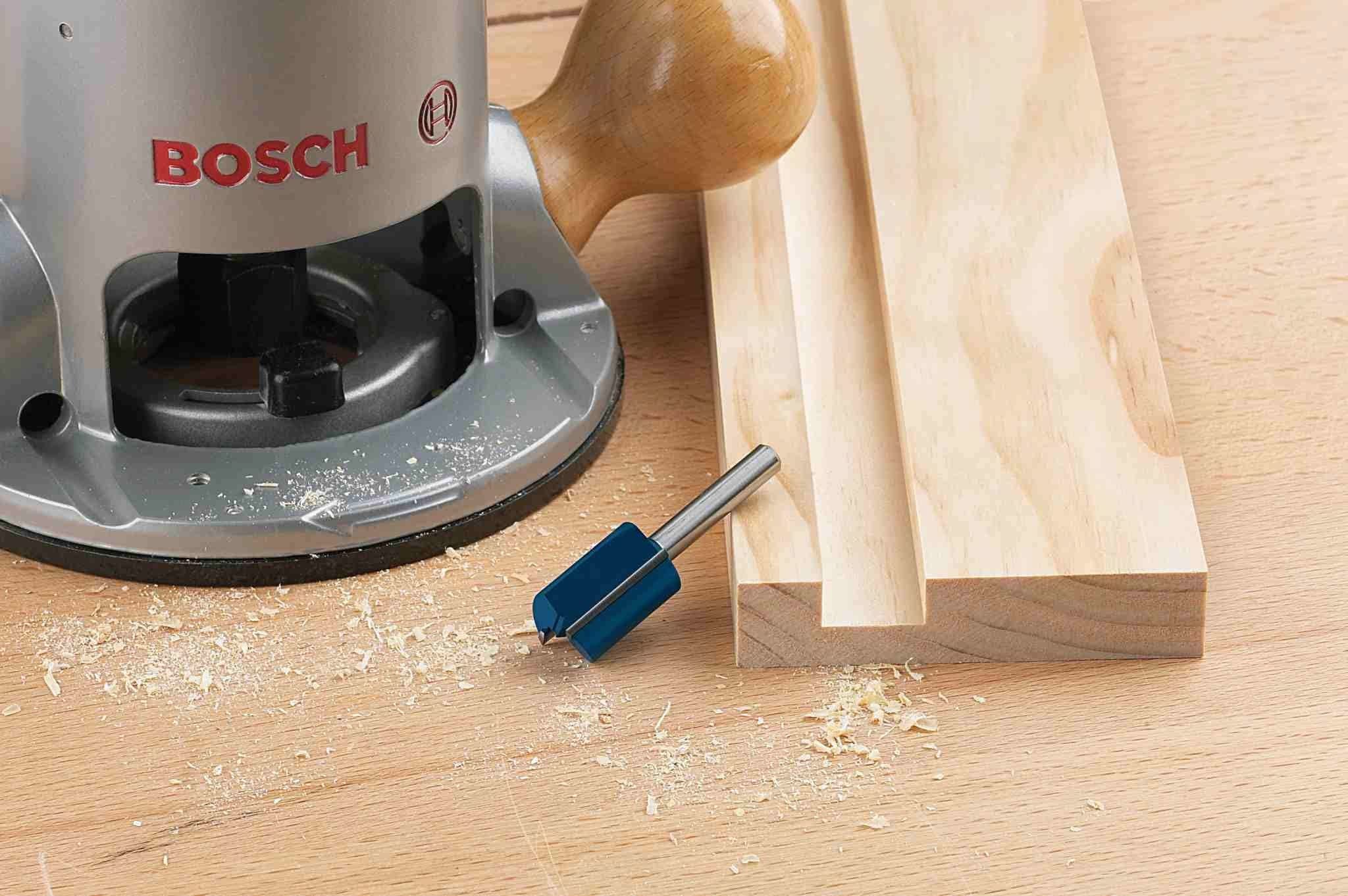 Bosch 85232M 3/4" x 3/4" Carbide Tipped 2-Flute Straight Router Bit