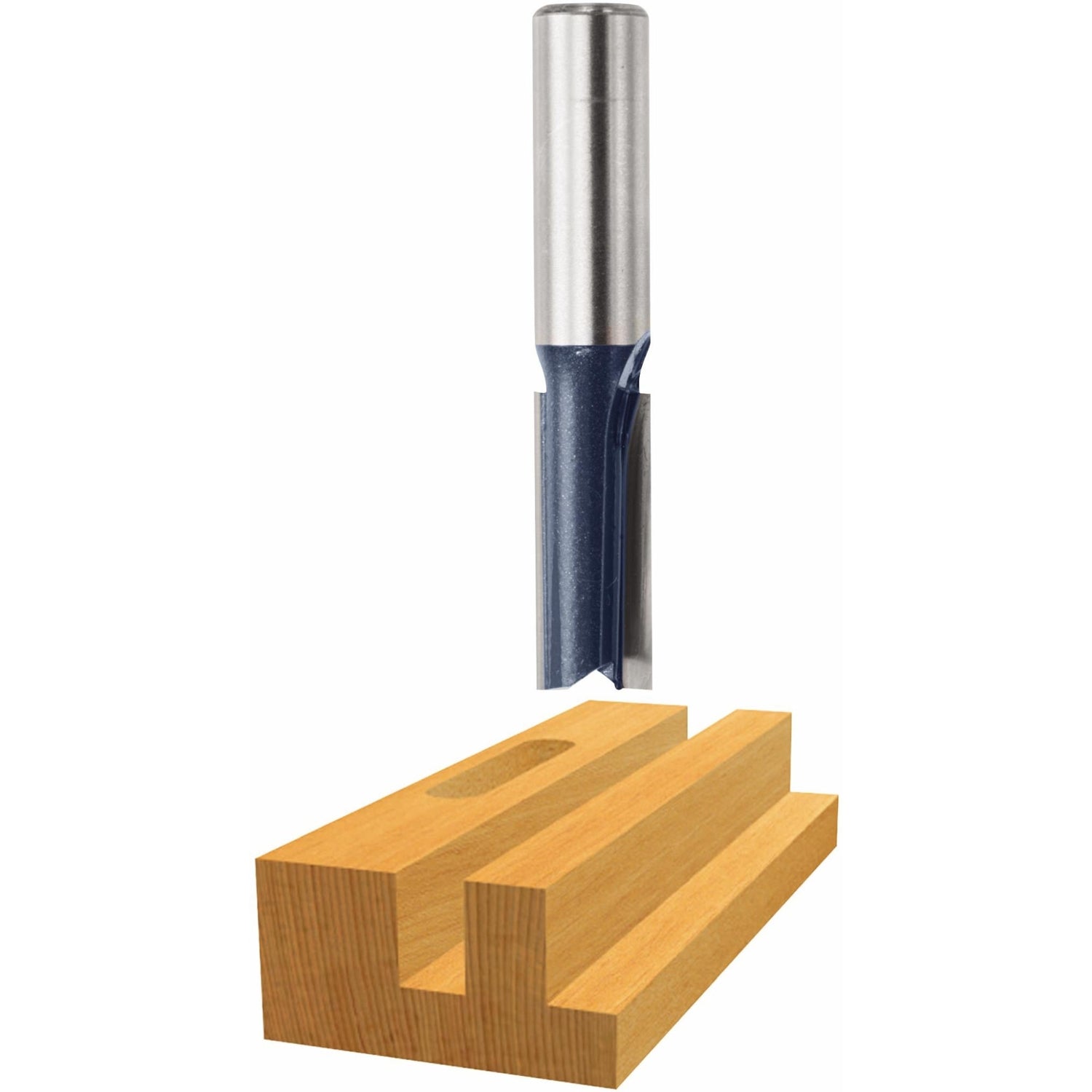 Bosch 85251MC 1/2" Carbide Tipped Double Flute Straight Router Bit