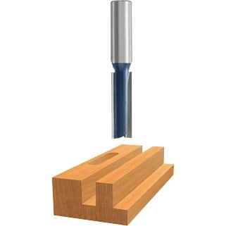 Bosch 85276M 3/8 In. x 1 In. Carbide Tipped 2-Flute Straight Router Bit