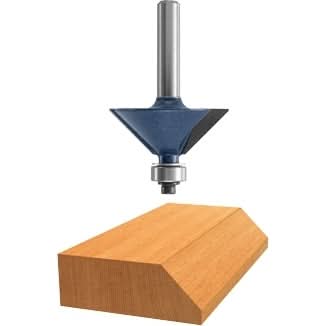 Bosch 85298M 1-5/16 In. x 45-Degree Carbide Tipped Chamfer Router Bit