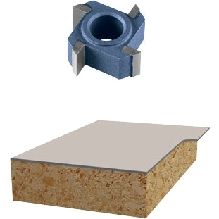 Bosch 85417M 7/8 In. x 5/16 In. Carbide Tipped 4-Flute Flush Trim Replacement Cutter Router Bit