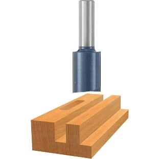 Bosch 85458M 7/8 In. x 1-1/4 In. Carbide Tipped 2-Flute Straight Router Bit