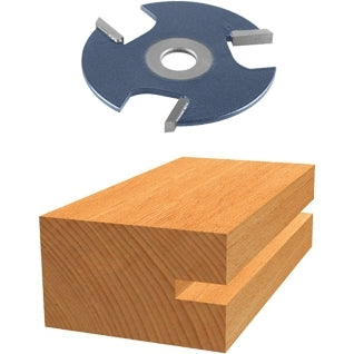 Bosch 85529M 1/8 In. Carbide Tipped 3-Wing Slotting Cutter Router Bit