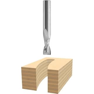 Bosch 85911M 1/4 In. x 1 In. Solid Carbide 2-Flute Upcut Spiral Router Bit