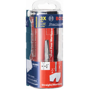 Bosch 86010MC 1/4" x 1" Solid Carbide Double-Flute O-Flute Router Bit