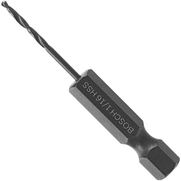 Bosch BL2131IM 1/16 In. Impact Tough Black Oxide Drill Bit
