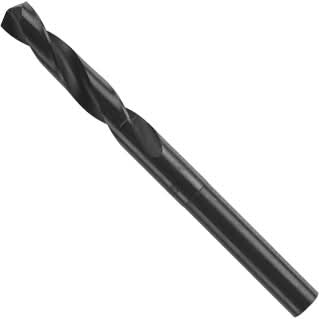 Bosch BL2161 17/32 In. x 6 In. Fractional Reduced Shank Black Oxide Drill Bit