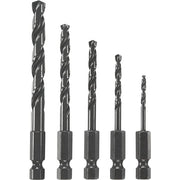 Bosch BL5IM 5-Piece Impact Tough Black Oxide Drill Bit Set