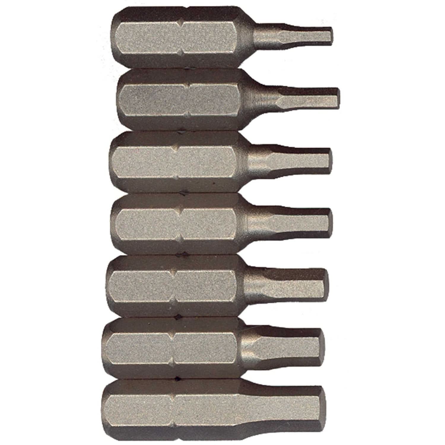 Bosch CC60392 6-Piece 1 In. Allen Insert Bits