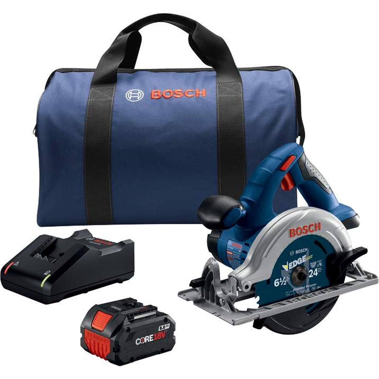 Bosch CCS180-B14A 18V 6-1/2-inch Circular Saw CORE18V 8.0Ah Kit