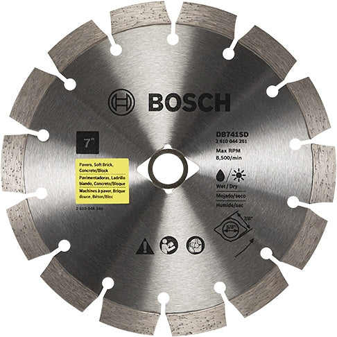 Bosch DB741SD 7-Inch Standard Segmented Rim Diamond Blade with DKO for Universal Rough Cuts