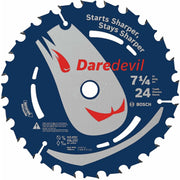 Bosch DCB724B3 3-Piece 7-1/4-Inch 24 Tooth Construction Portable Saw Blade Framing