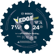 Bosch DCB724CD 7-1/4 In. 24 Tooth Edge Circular Saw Blade for Composite Decking