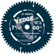Bosch DCB760 7-1/4 In. 60 Tooth Edge Circular Saw Blade for Extra-Fine Finish