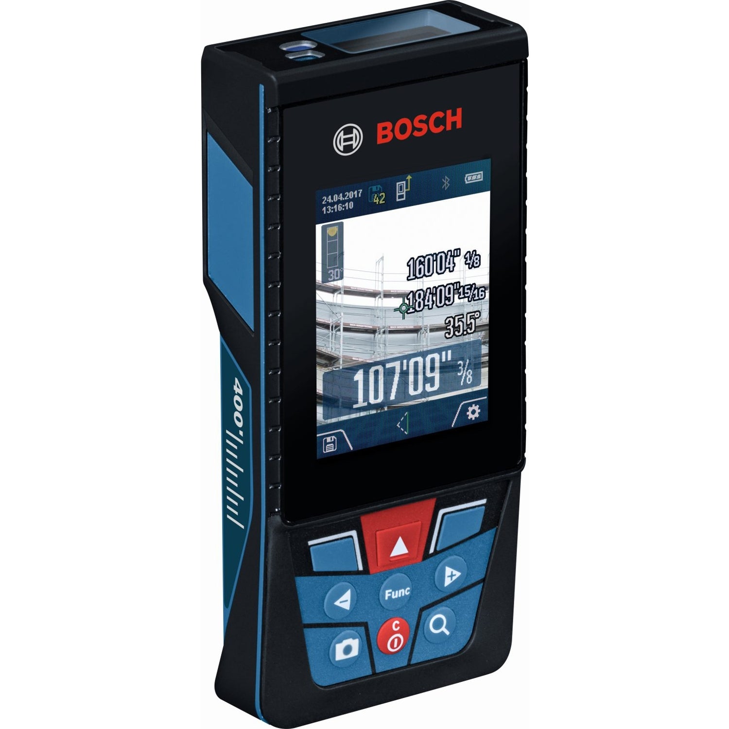 Bosch GLM400CL BLAZE Outdoor 400 Ft. Connected Lithium-Ion Laser Measure with Camera