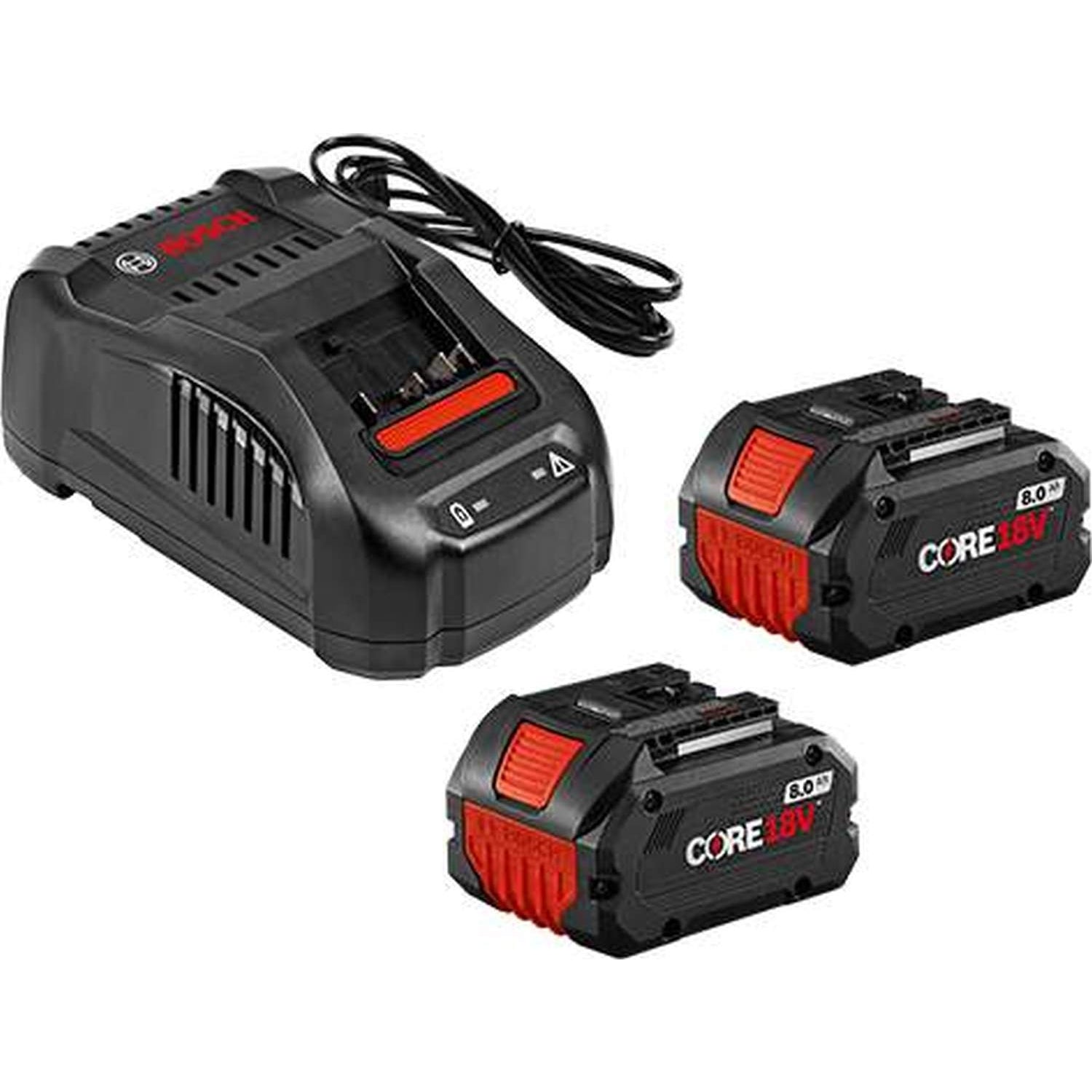 Bosch GXS18V-13N24 18V CORE18V 8.0Ah Performance Batteries Starter Kit