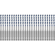 Bosch HCBG03B25T 25-Piece 3/16" x 4" BlueGranite Turbo Carbide Hammer Drill Bits