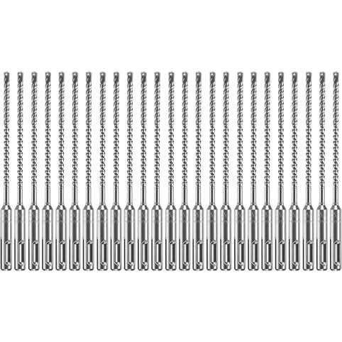 Bosch HCFC2011B25 25-Piece 3/16 In. x 4 In. x 6-1/2 In. SDS-plus Bulldog Xtreme Carbide Rotary Hammer Drill Bits